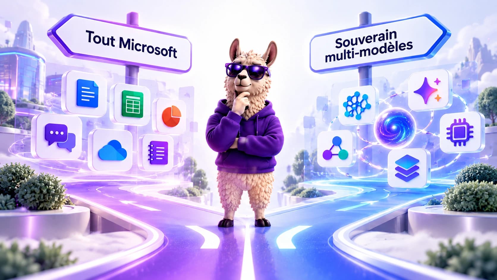 Le lama Lamalo face au choix entre tout Microsoft et une solution souveraine multi-modèles