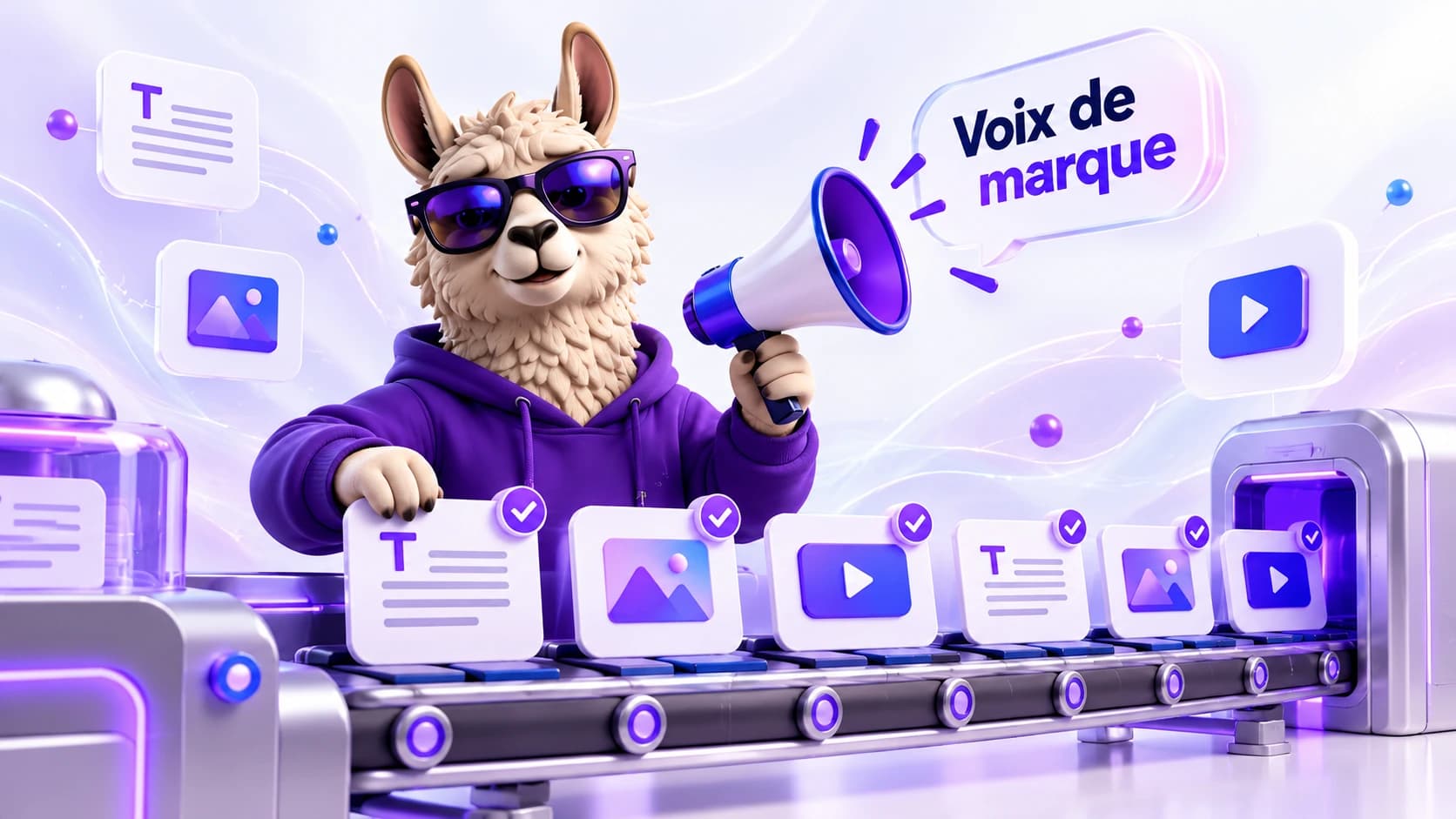 Le lama Lamalo industrialisant le contenu tout en gardant sa voix de marque