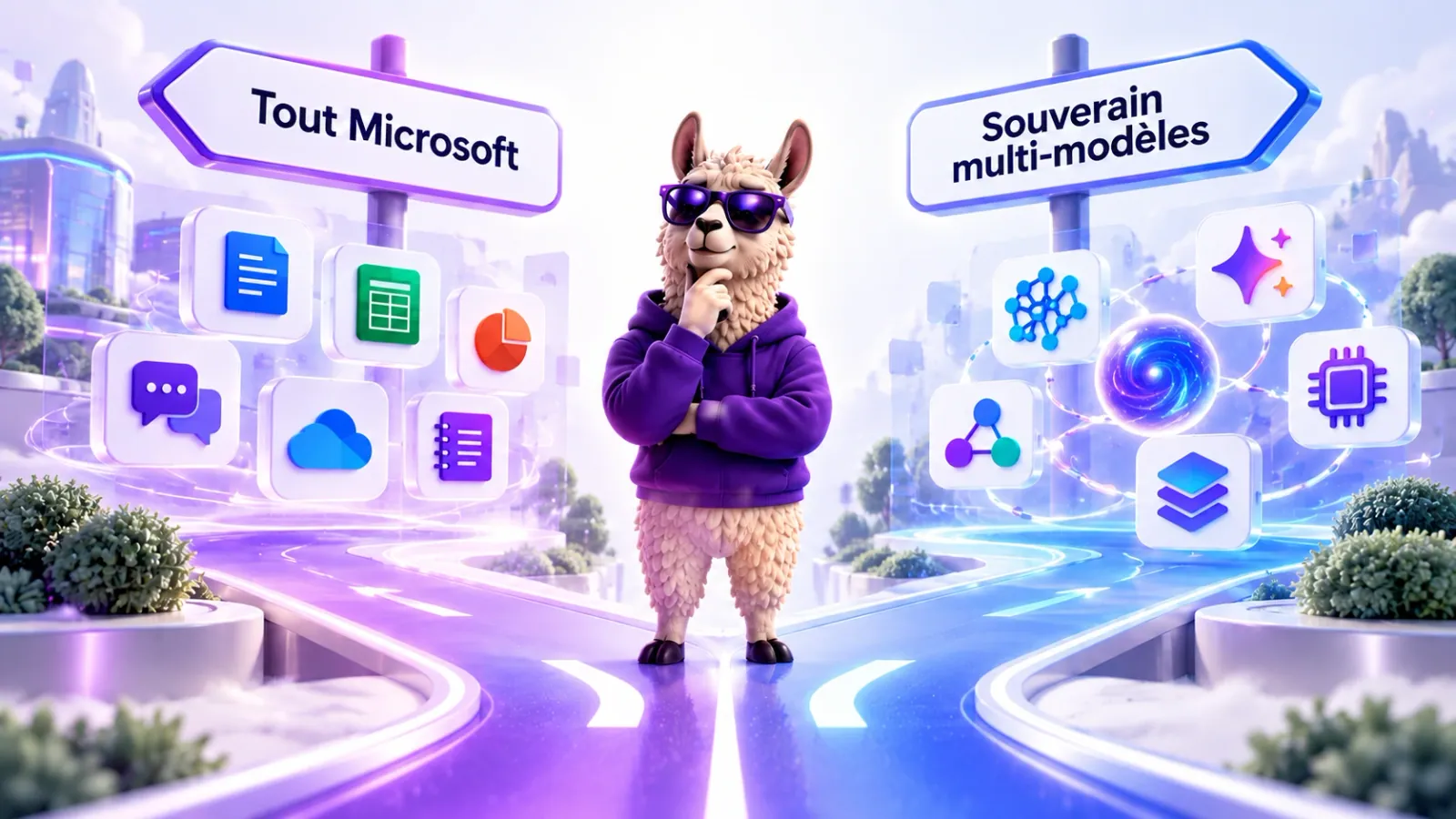 Le lama Lamalo face au choix entre tout Microsoft et une solution souveraine multi-modèles